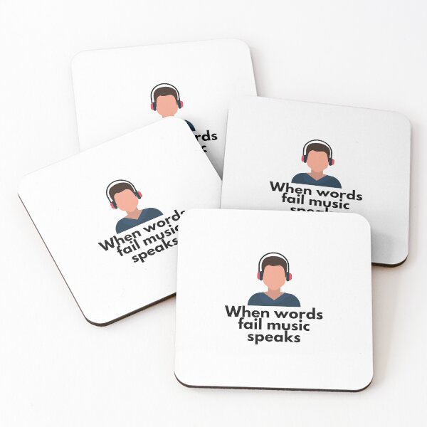 Item preview, When words fail music speaks design designed and sold by alexeerma.
