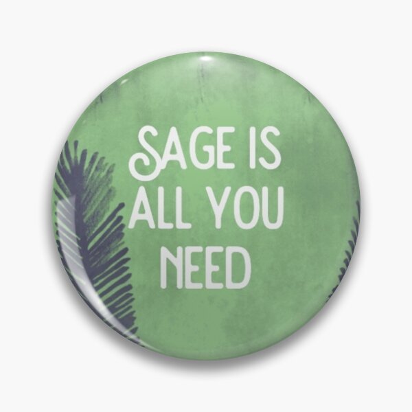 Item preview, Sage is All You Need, Cactus Floral Art Print designed and sold by shantishirts.