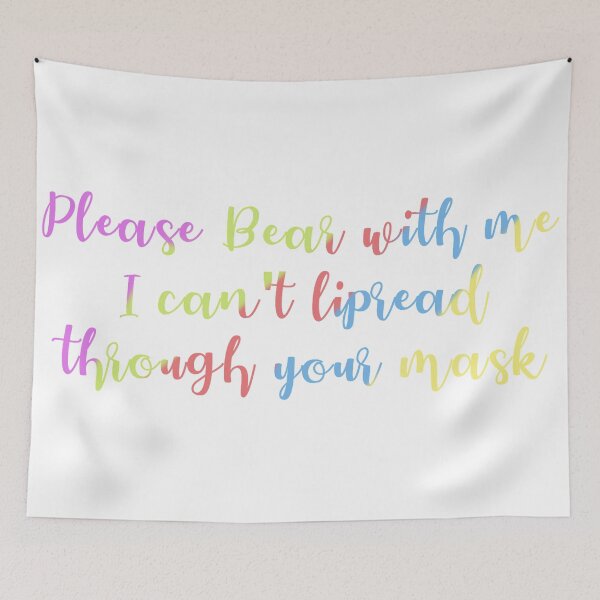 Item preview,  HEARING IMPAIRED MASK designed and sold by Pixel Papers 17.