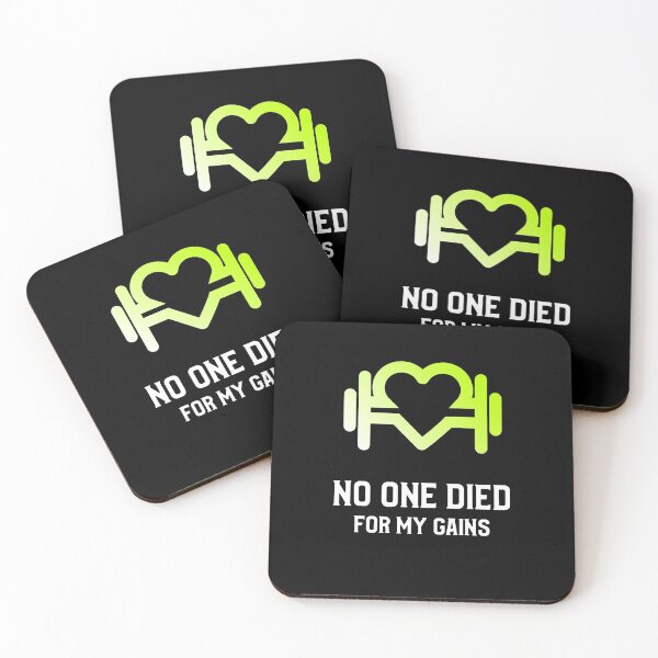 Item preview, Vegan- No one died for my gains designed and sold by StacieNichols.