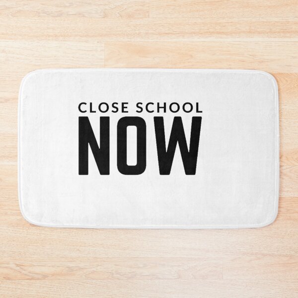Item preview, Close schools now  sarcastic quote sticker [P-Q 55][631]  designed and sold by HIPNOTIZAR  CRAFTS.