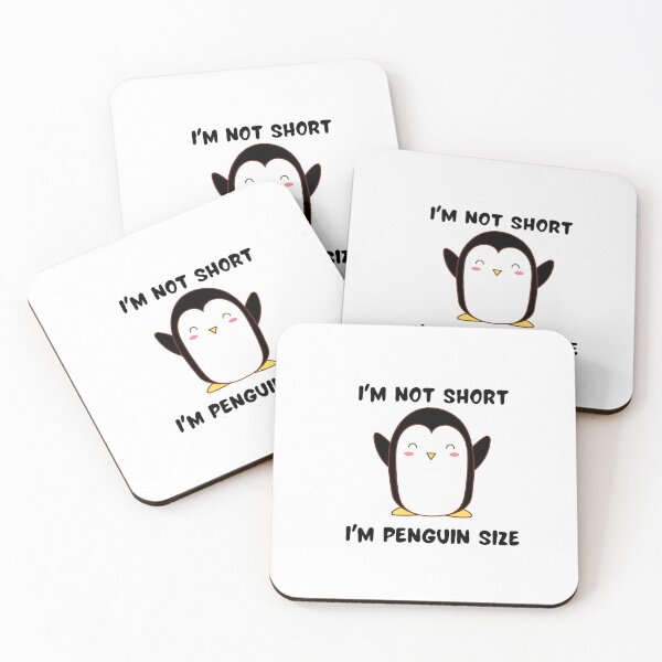 Item preview, I'm not short I'm Penguin size designed and sold by dailygarbs.
