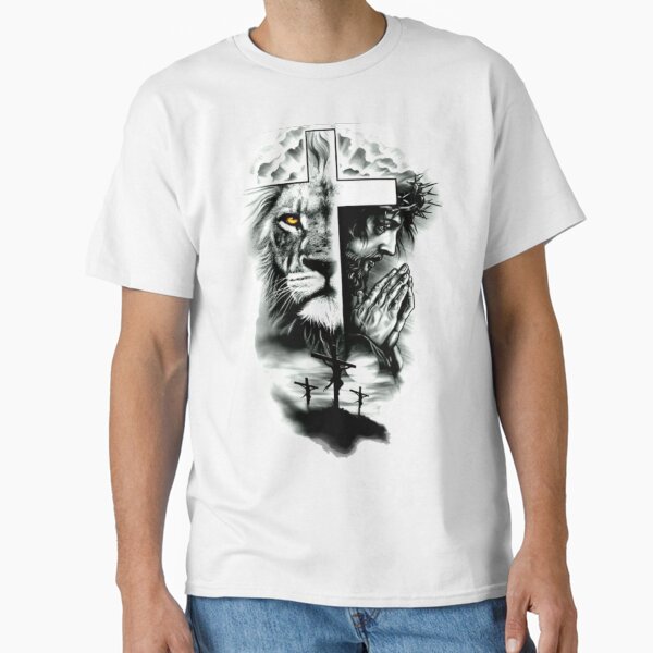 Item preview, Christian Art-jesus the cross Lion of judah designed and sold by shaggydawgg.