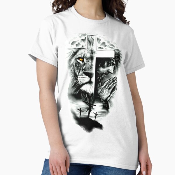 Item preview, Christian Art-jesus the cross Lion of judah designed and sold by shaggydawgg.