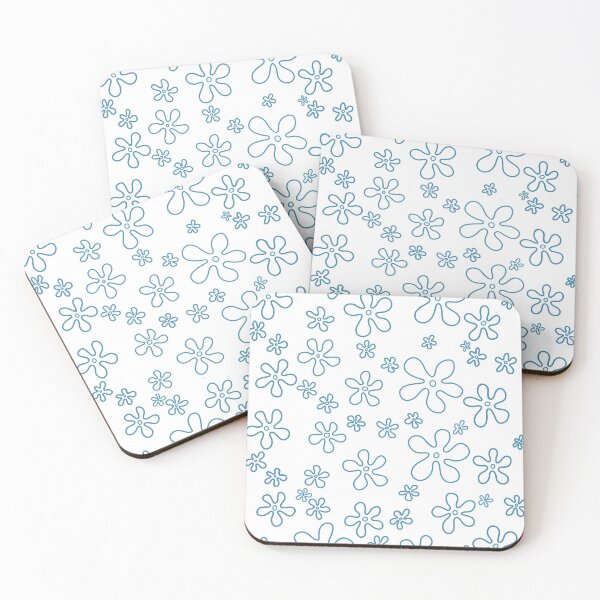 Item preview, Spongebob Inspired Flowers - Blue designed and sold by VicIllustrate.