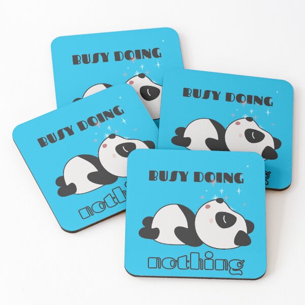 Item preview, BUSY DOING NOTHING PANDA designed and sold by ARUN VASWANI.