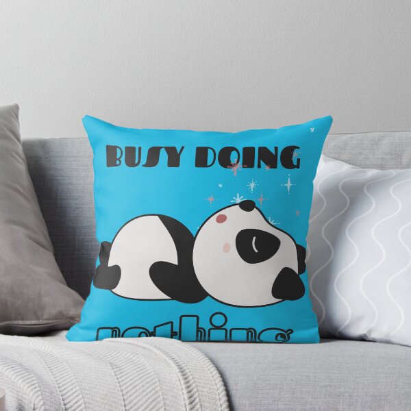 Item preview, BUSY DOING NOTHING PANDA designed and sold by ARUN VASWANI.
