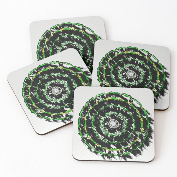 Item preview, Circles intertwined with feathers designed and sold by puravidavisions.