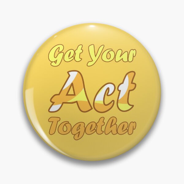Item preview, Get Your Act Together | Yellow and Orange designed and sold by Qestar.