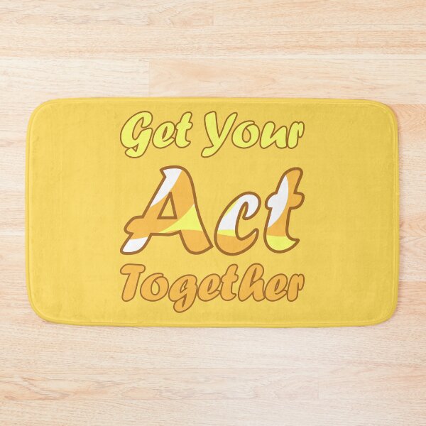 Item preview, Get Your Act Together | Yellow and Orange designed and sold by Qestar.