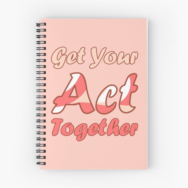 Item preview, Get Your Act Together | Red and Light Pink designed and sold by Qestar.