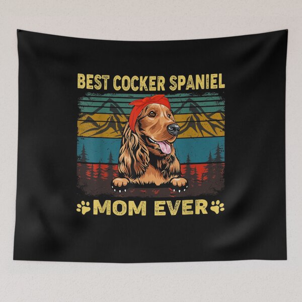 Item preview, Vintage Best Cocker Spaniel Mom Ever Retro Fun Dog Mom Lover designed and sold by shirleyfinley.