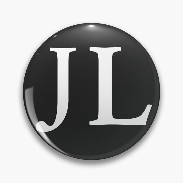 Item preview, Simple black and white JL Initials monogramed designed and sold by Abbara.