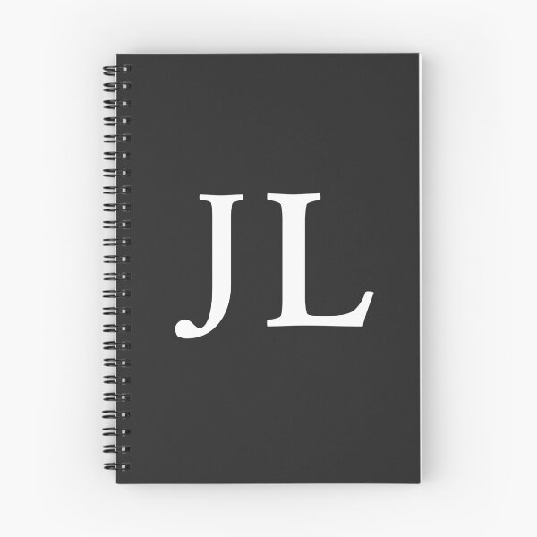 Item preview, Simple black and white JL Initials monogramed designed and sold by Abbara.