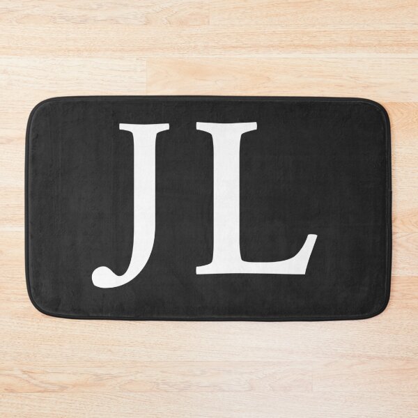 Item preview, Simple black and white JL Initials monogramed designed and sold by Abbara.