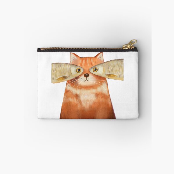 Item preview, Orange Cat with 2 fish eye designed and sold by Cat2D.