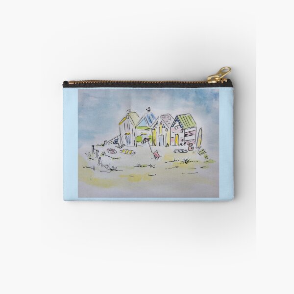 Item preview, Candy Stripe Beach Huts Row Picture designed and sold by Pretty And Obscure.