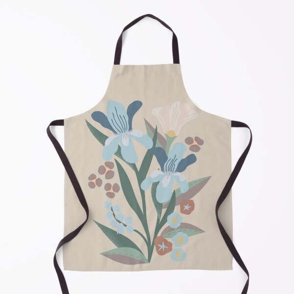Artikelvorschau, Papierausschnitt Iris Bouquet - Blau entworfen und verkauft von JPuckett-Design.