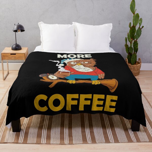Item preview, More Coffee Tired Owl Coffee Junkie Coffee love designed and sold by Stndor.