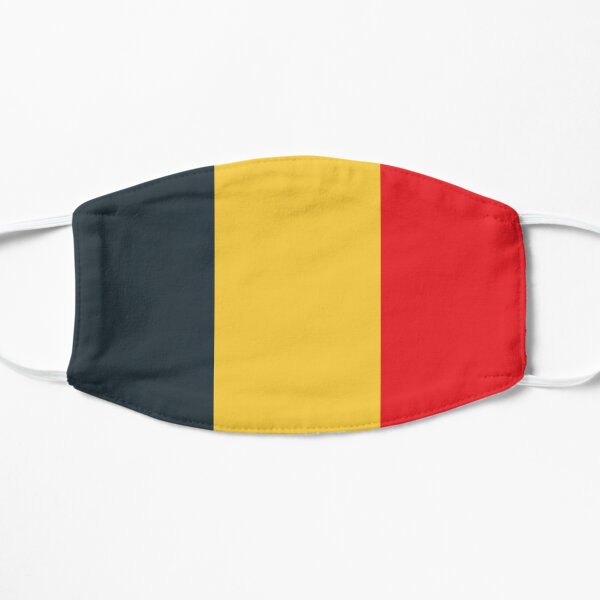 Drapeau de la Belgique Cadeau de fête de l'indépendance de la Belgique pour un Belge fier Masque sans plis