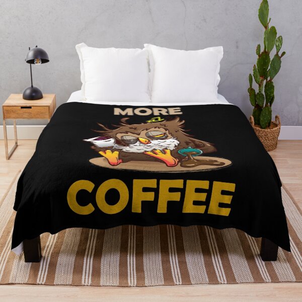 Item preview, More Coffee Tired Owl Coffee Drinker Coffee Break designed and sold by Stndor.