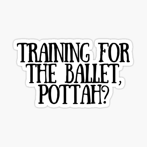 Draco "training for ballet?" Sticker