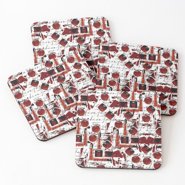 Item preview, Red fashion love makeup addict designed and sold by RSDigitalPrintDesign.