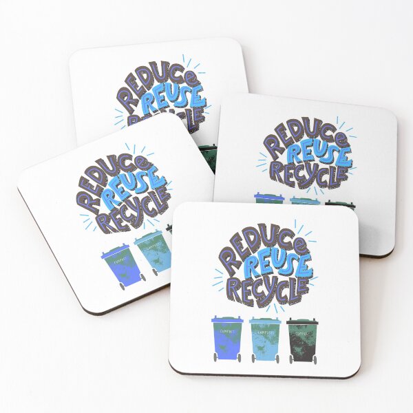 Item preview, REDUCE REUSE RECYCLE COMPOST designed and sold by passiveink.