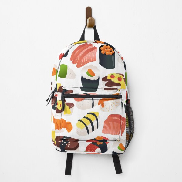 Item preview, Cartoon sushi sashimi pattern designed and sold by totallyjamie.