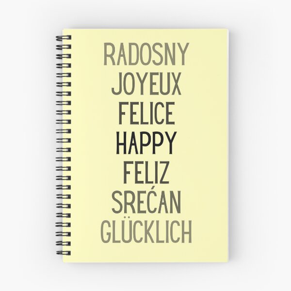 Item preview, Happy, foreign languages designed and sold by Unchainthebeast.