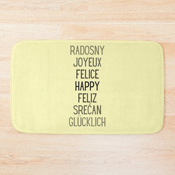 Item preview, Happy, foreign languages designed and sold by Unchainthebeast.