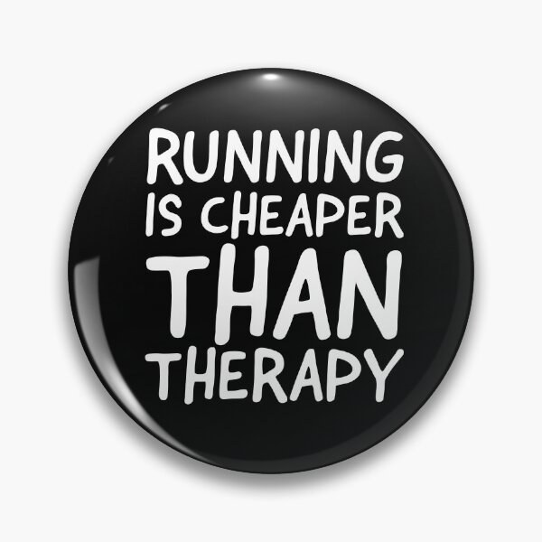 Item preview, Running Is Cheaper Than Therapy- Gym Motivation designed and sold by MNSDesignHub.