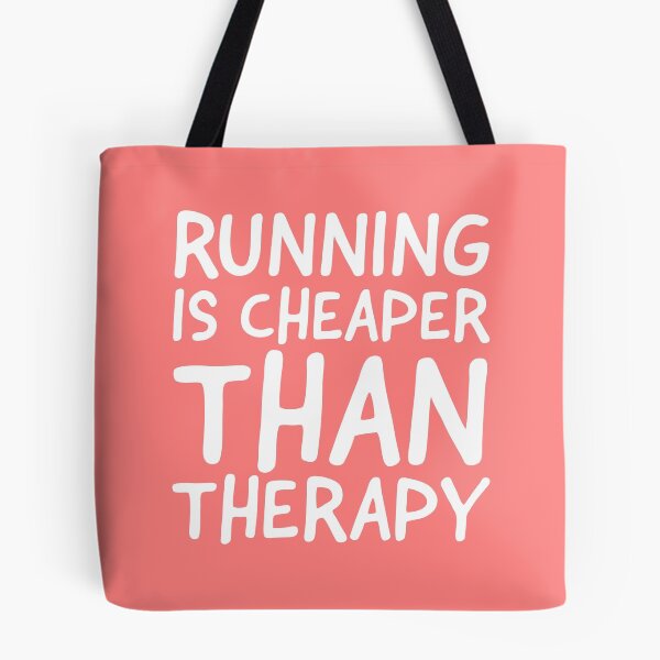Item preview, Running Is Cheaper Than Therapy- Gym Motivation designed and sold by MNSDesignHub.