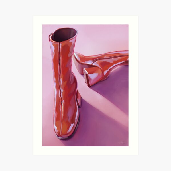 My Fav' Boots Art Print