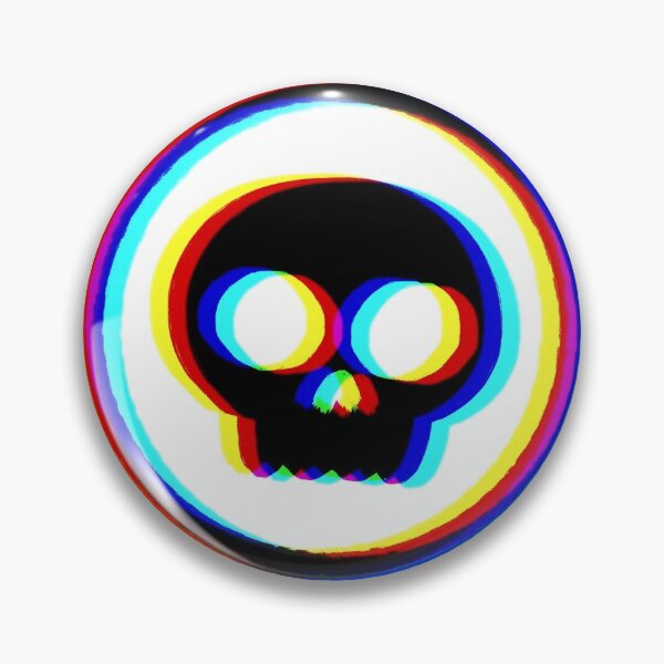 Item preview, Chromatic Aberration Skull designed and sold by Lynnrts.
