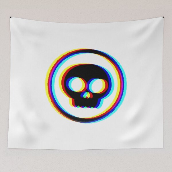 Item preview, Chromatic Aberration Skull designed and sold by Lynnrts.