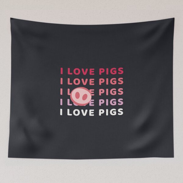 Item preview, I love pigs, Happy National Pig Day designed and sold by Mqyou.