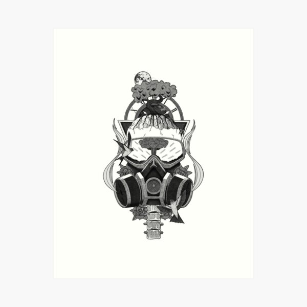 Todays Empires Tomorrows Ashes Art Print