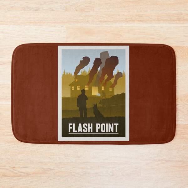 Item preview, Flash Point - Board Games - Minimalist Travel Poster Style - Board Game Art designed and sold by MeepleDesign.