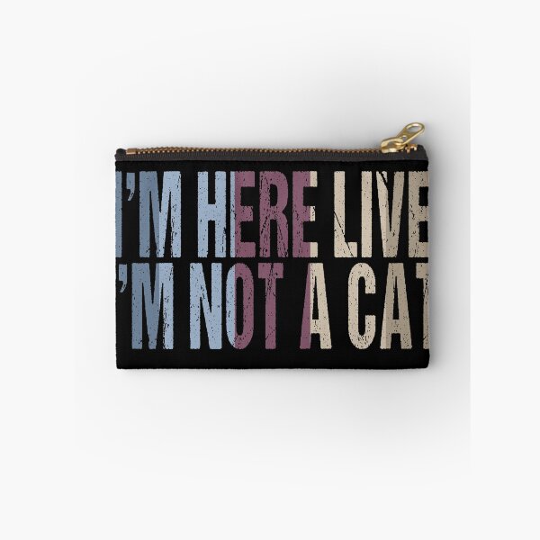 Item preview, I'M  HERE LIVE, I''M NOT A CAT, ZOOM MEETING designed and sold by Limitless Store.