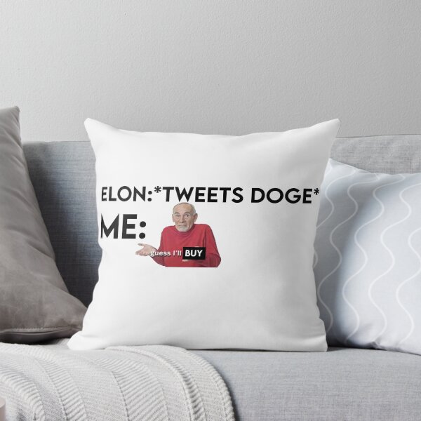 Item preview, Elon Tweets Dogecoin Funny Meme Quote designed and sold by AritraSur.