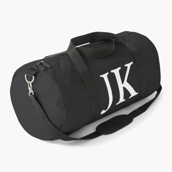 Item preview, Simple black and white JK Initials monogramed designed and sold by Abbara.