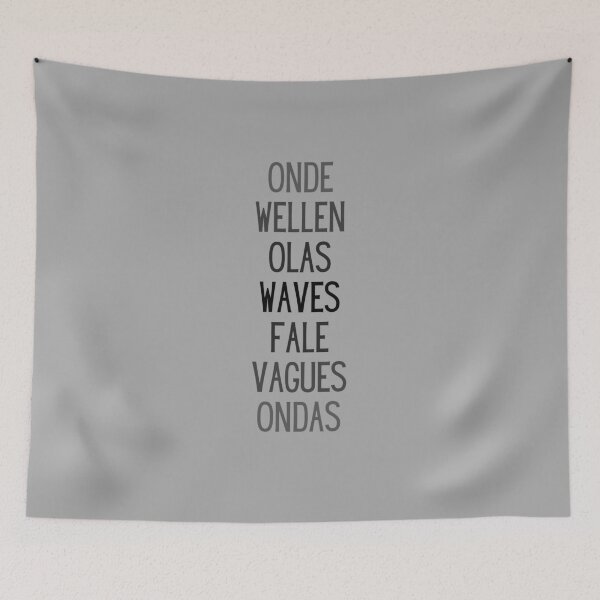 Item preview, Waves, foreign languages designed and sold by Unchainthebeast.