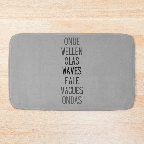 Item preview, Waves, foreign languages designed and sold by Unchainthebeast.