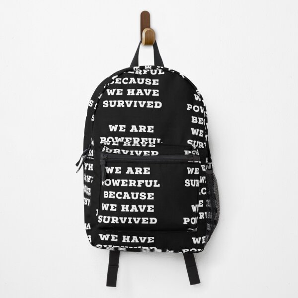 Item preview, We Are Powerful Because We Have Survived - LGBT Support designed and sold by MNSDesignHub.
