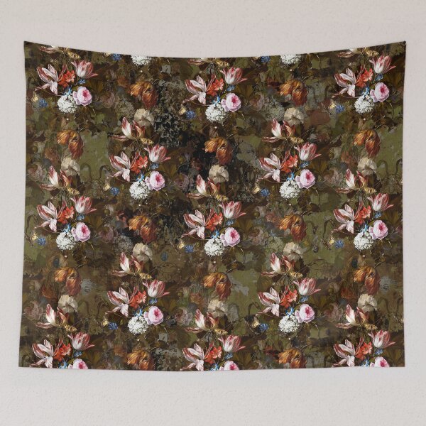 Item preview, beautiful flower bouquet on old ground designed and sold by dmyakar.