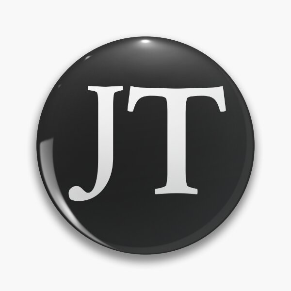 Item preview, Simple black and white JT Initials monogramed designed and sold by Abbara.