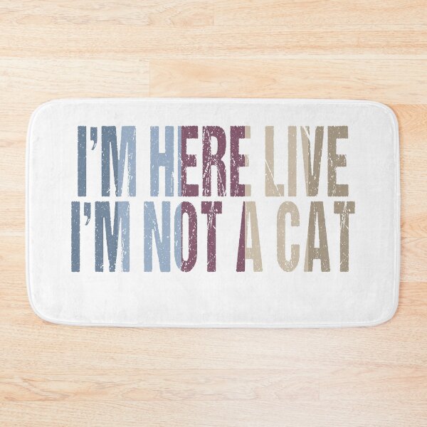 Item preview, I'M  HERE LIVE, I''M NOT A CAT, ZOOM MEETING designed and sold by Limitless Store.