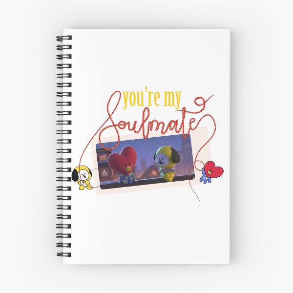 Item preview, BTS- Friends Lyrics VMin (You're my soulmate)  BT21 designed and sold by shrutidesigns.