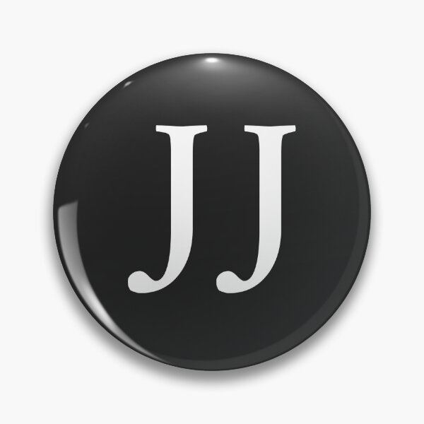 Item preview, Simple black and white JJ Initials monogramed designed and sold by Abbara.